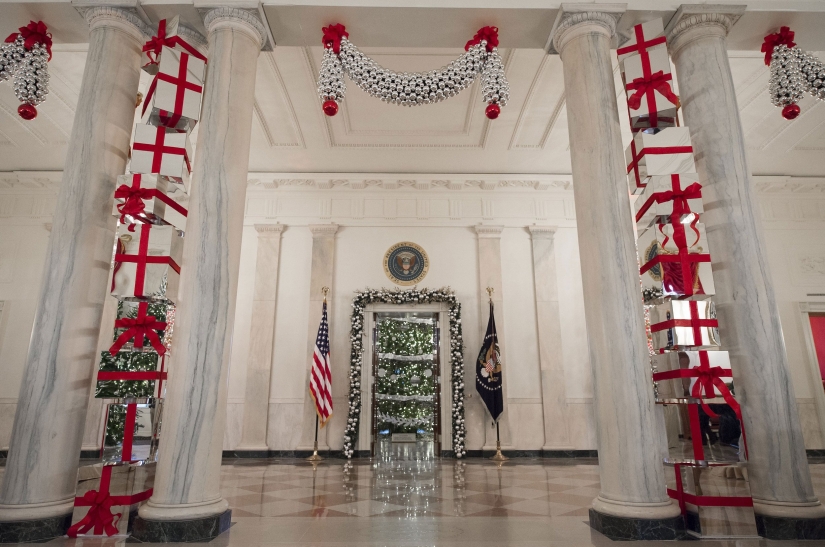 Michelle Obama ha decorado la Casa Blanca por Navidad por última vez