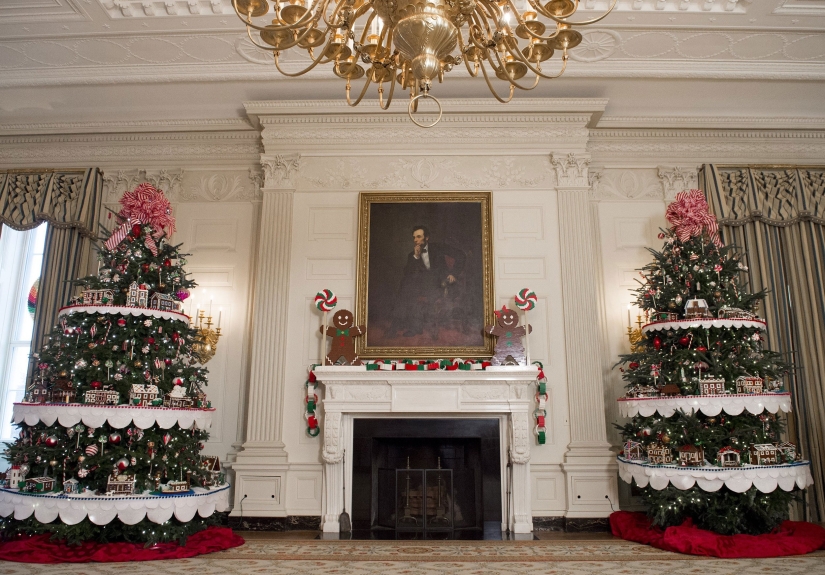 Michelle Obama ha decorado la Casa Blanca por Navidad por última vez
