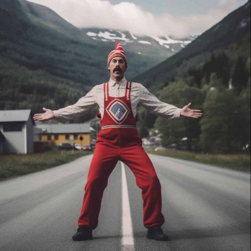 Midjourney generated stereotypical representatives of different European countries