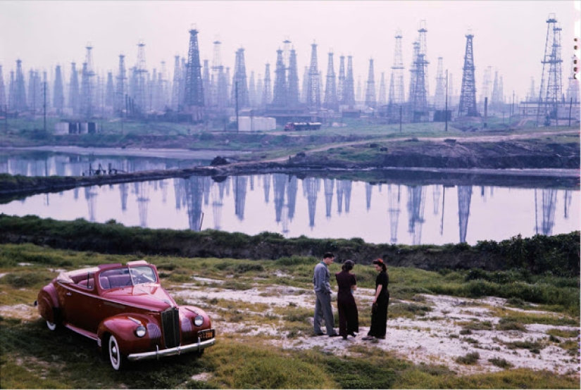 Mientras la URSS estaba en guerra con los fascistas: fotos en color de la pacífica Los Ángeles durante la Segunda Guerra Mundial y después
