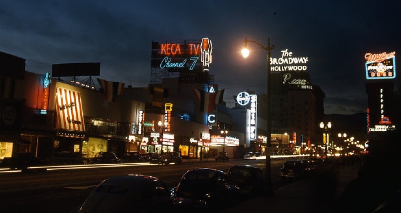Mientras la URSS estaba en guerra con los fascistas: fotos en color de la pacífica Los Ángeles durante la Segunda Guerra Mundial y después
