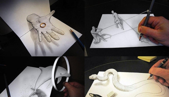 Mind-blowing 3D drawings