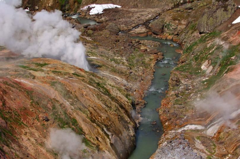 Miracle of nature - Geysernaya river