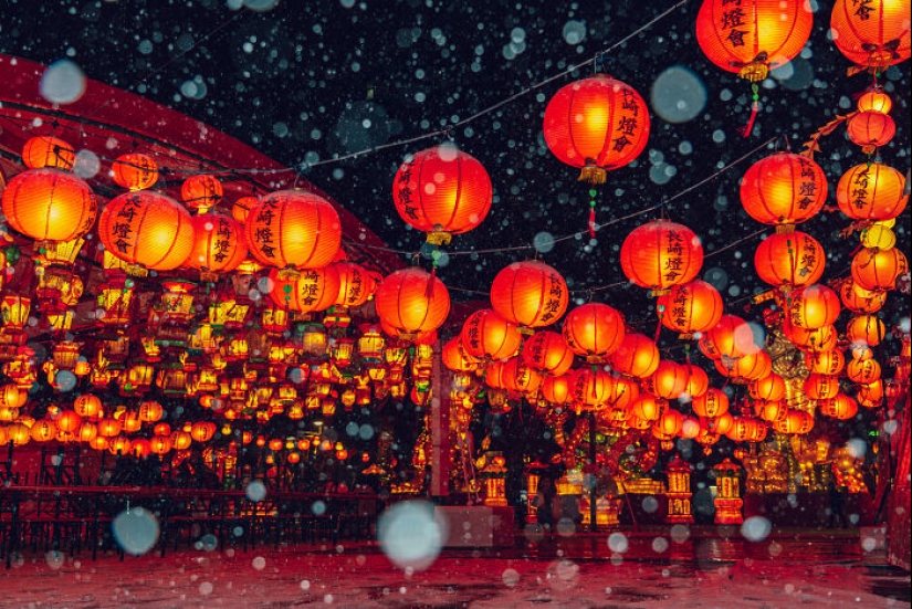 Mis 10 Imágenes Del Festival De Los Faroles De Nagasaki En La Nieve, Lo Que Es Algo Raro