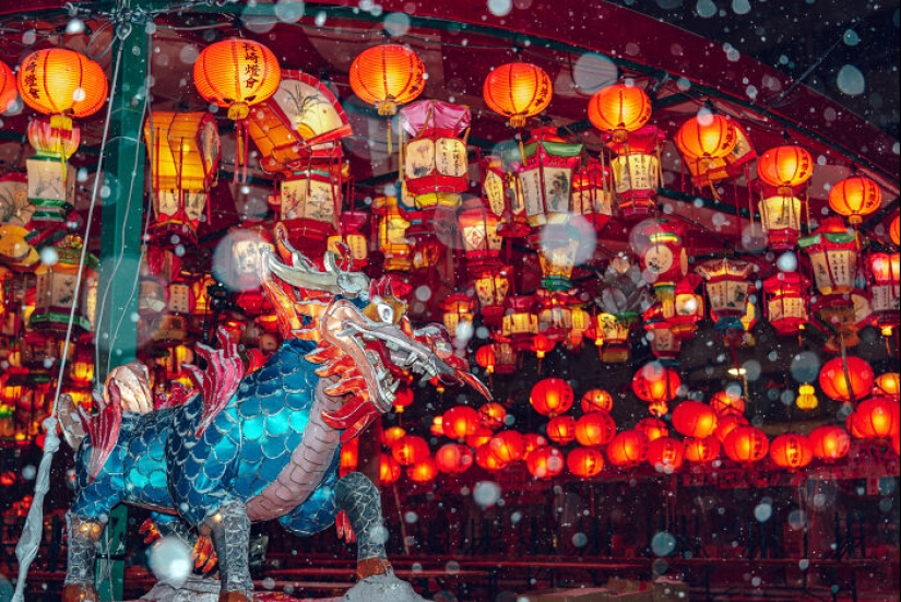 Mis 10 Imágenes Del Festival De Los Faroles De Nagasaki En La Nieve, Lo Que Es Algo Raro
