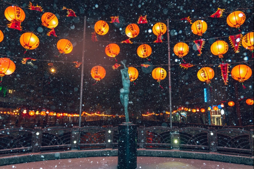 Mis 10 Imágenes Del Festival De Los Faroles De Nagasaki En La Nieve, Lo Que Es Algo Raro