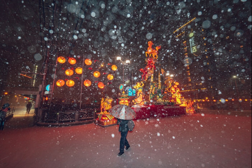 Mis 10 Imágenes Del Festival De Los Faroles De Nagasaki En La Nieve, Lo Que Es Algo Raro