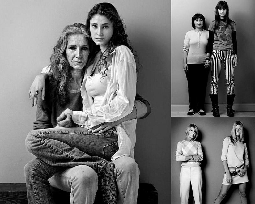 Modelos y sus madres Modelos y sus madres