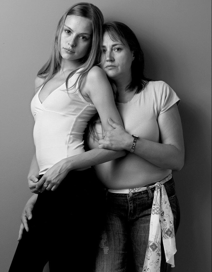 Modelos y sus madres Modelos y sus madres
