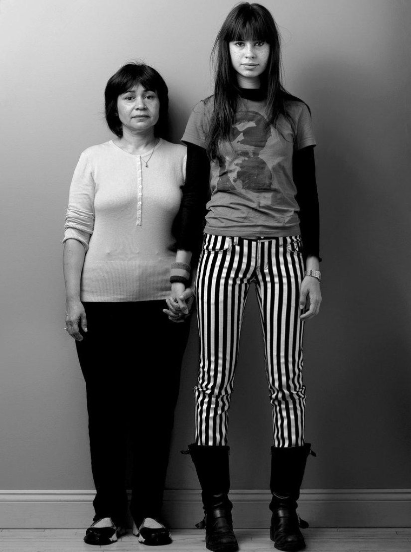 Modelos y sus madres Modelos y sus madres
