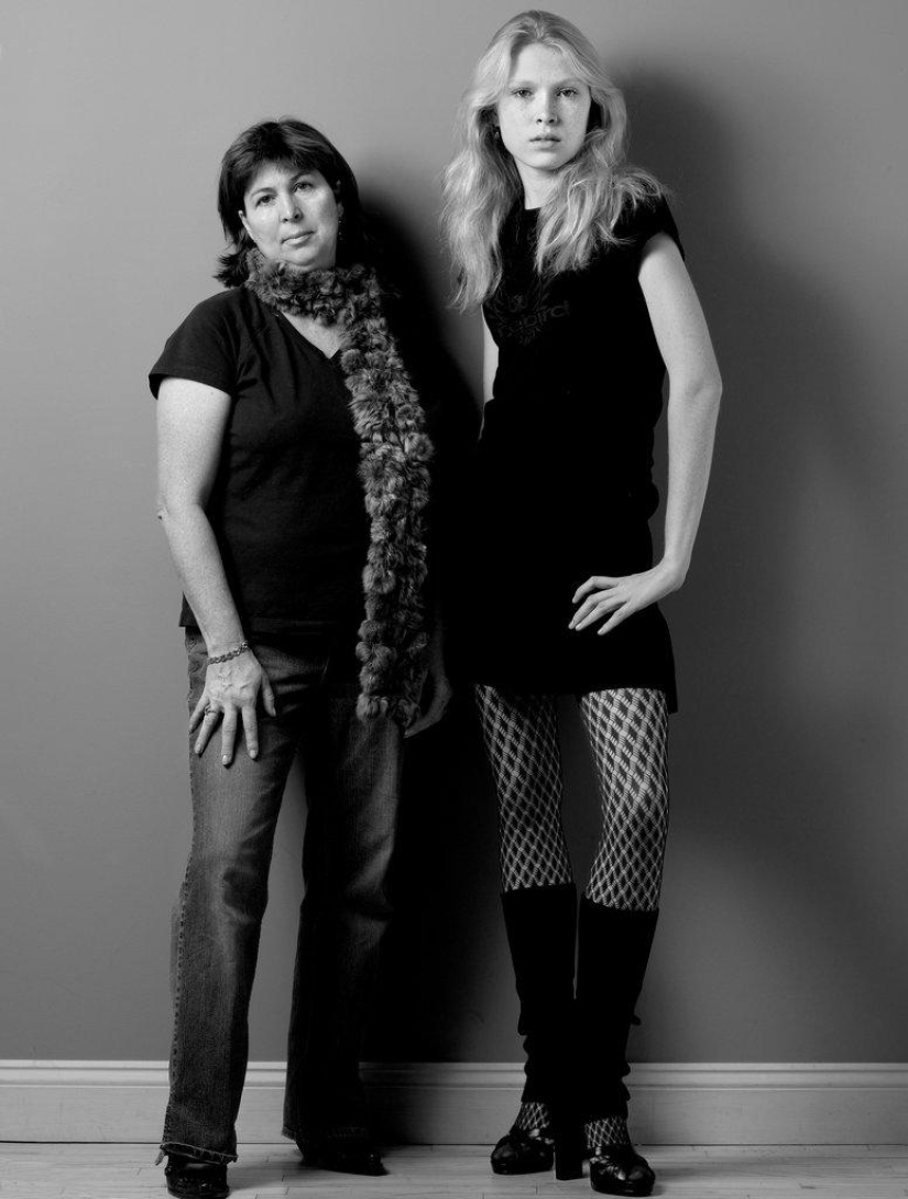 Models and their mothers Models and their mothers