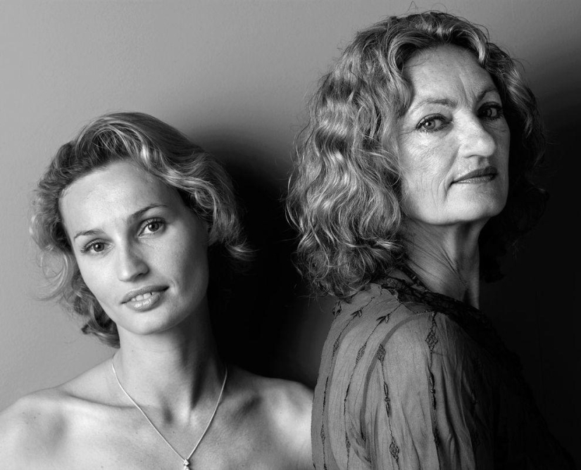 Models and their mothers Models and their mothers