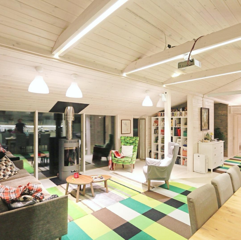 Modular house in the Moscow region, built in a week and only 4 million rubles