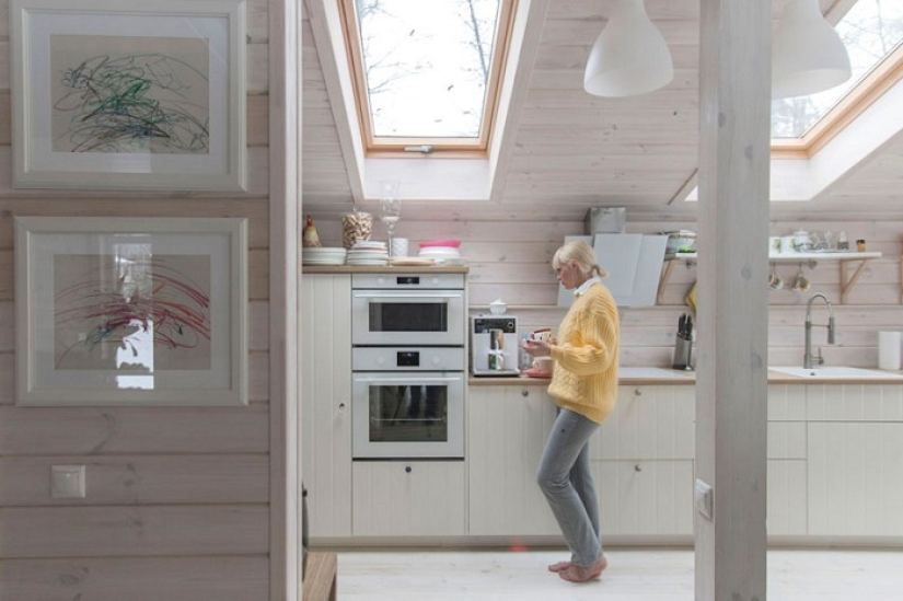 Modular house in the Moscow region, built in a week and only 4 million rubles