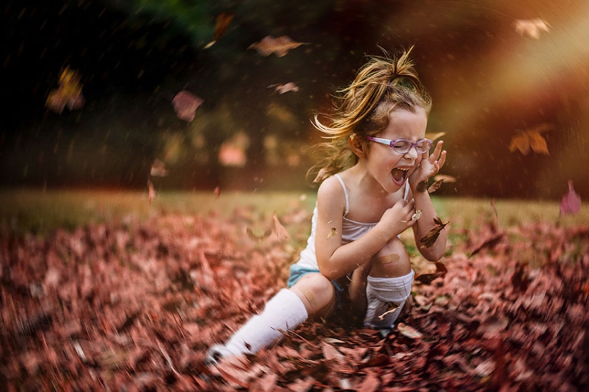 Mom takes pictures of her fearless daughters