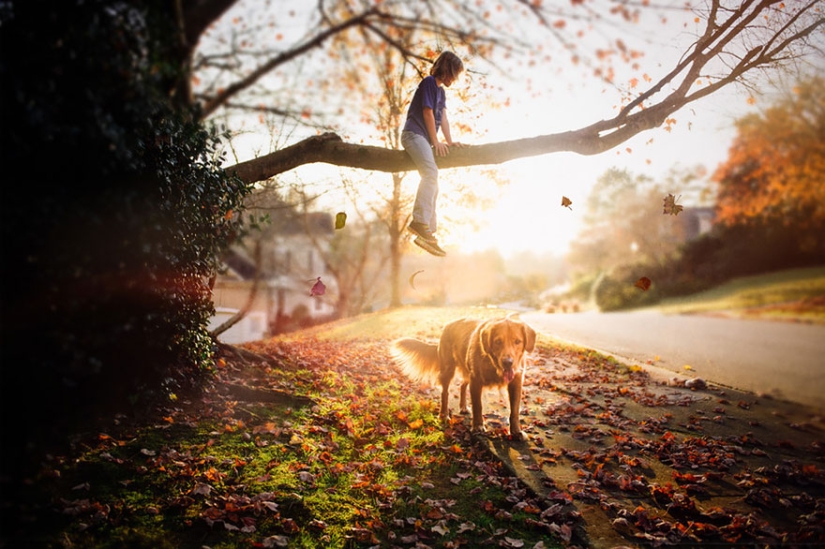 Mom takes pictures of her fearless daughters
