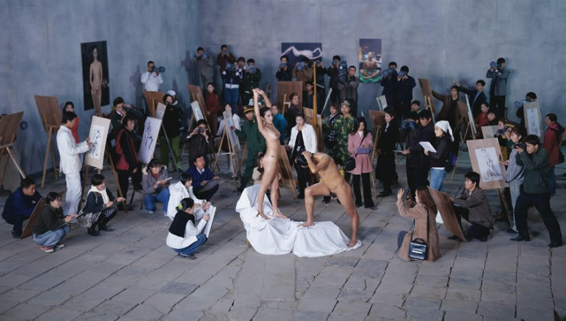 Monumental works of Chinese photographer Wang Qingsong Monumental works of Chinese photographer Wang Qingsong
