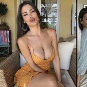 Morena ardiente Eva Padlock. Ha sido comparada con la propia Monica Bellucci.