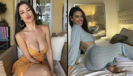 Morena ardiente Eva Padlock. Ha sido comparada con la propia Monica Bellucci.