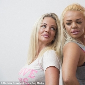Mother and daughter do everything to become like a British TV star