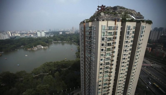 Mountain villa on the roof of an apartment building Mountain villa on the roof of an apartment building