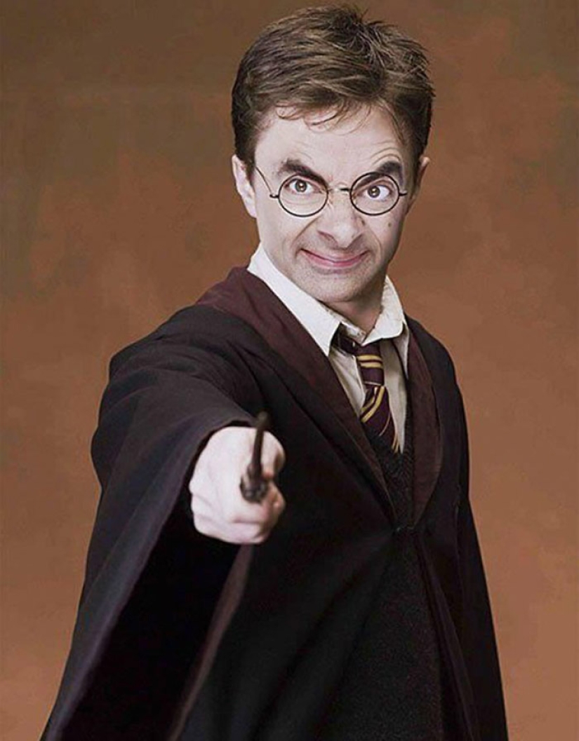 Mr. Bean starred in almost all the films, there is evidence