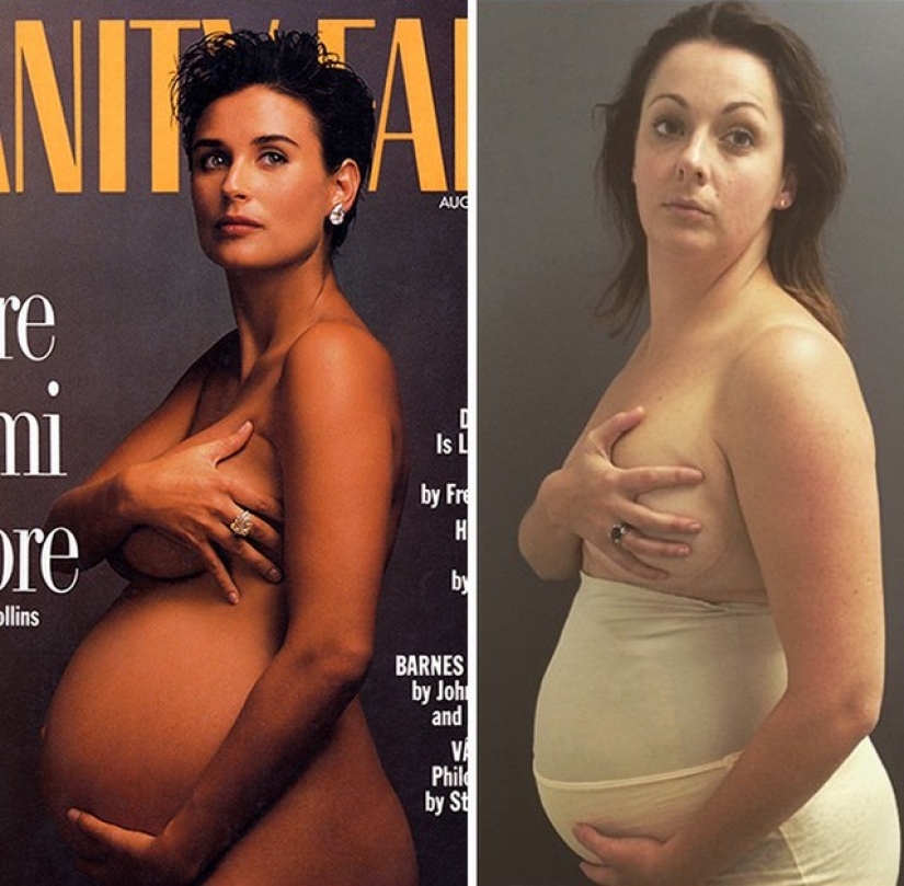 Mujer muy divertida parodia fotos de estrellas en Instagram