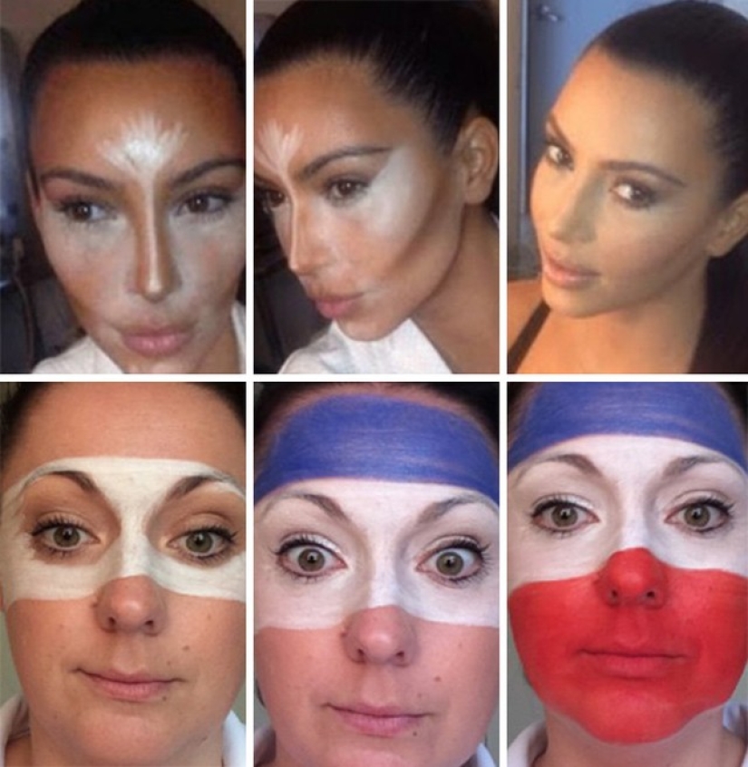 Mujer muy divertida parodia fotos de estrellas en Instagram