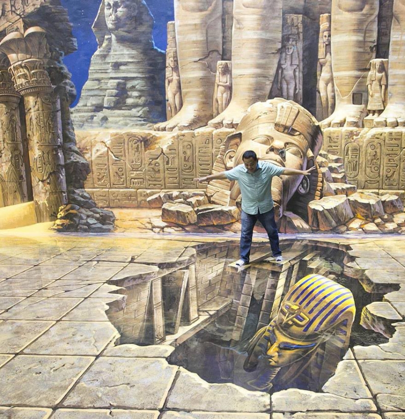 Museum with three-dimensional paintings that will help you become a piece of great art Museum with three-dimensional paintings that will help you become a piece of great art