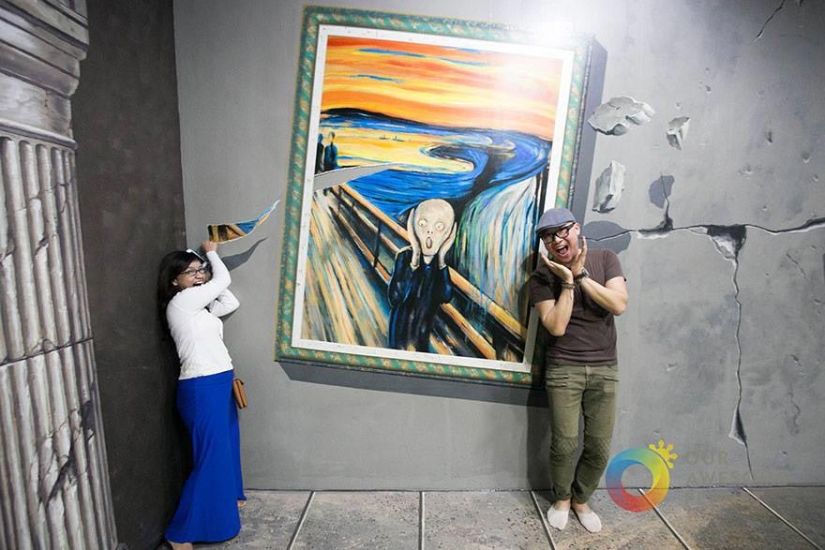 Museum with three-dimensional paintings that will help you become a piece of great art Museum with three-dimensional paintings that will help you become a piece of great art