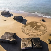 My 15 Beach Sand Drawings That Are Between 30 And 100 Meters Wide (Part2)