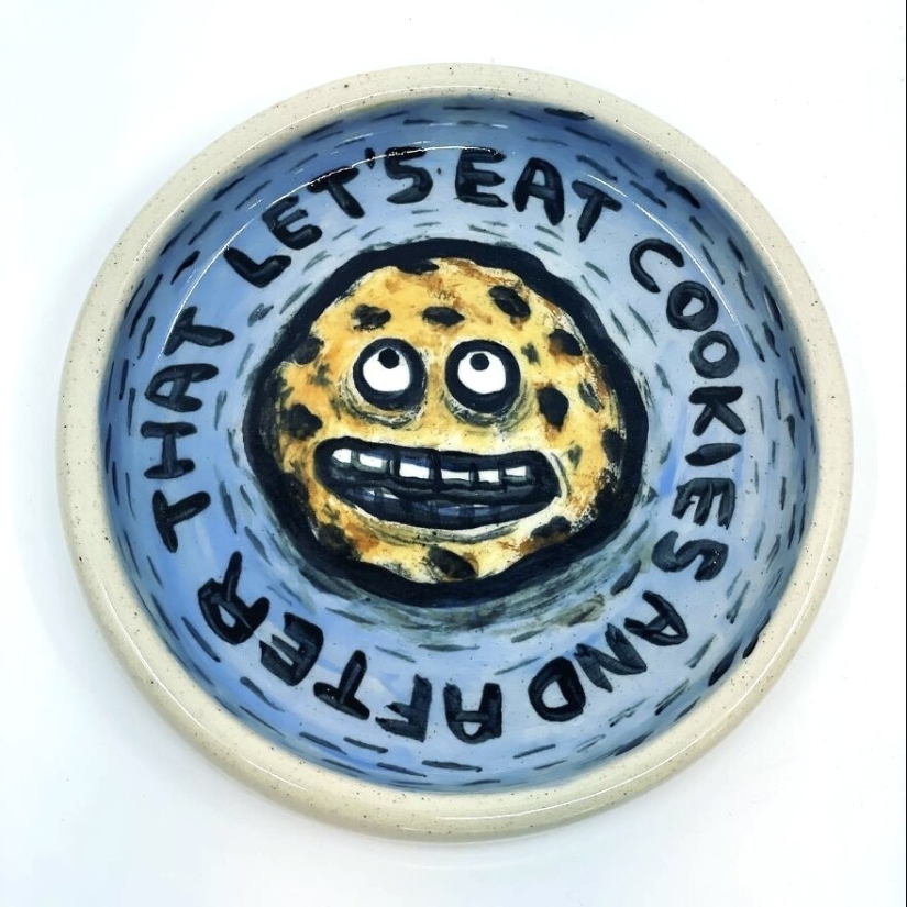 My some 10 Ceramics Pieces With An Attitude That I Upcycled From Unwanted Dishes