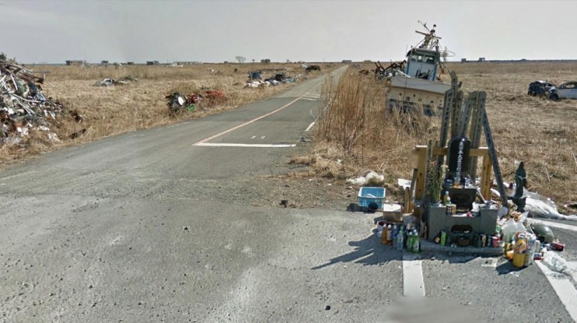 Namie ghost town in Japan