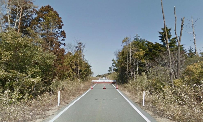 Namie ghost town in Japan