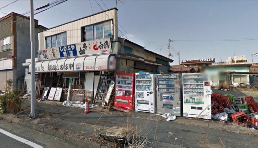 Namie ghost town in Japan