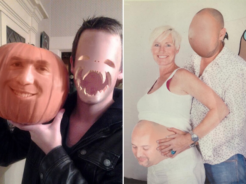 Native mother will not know: when the exchange of faces turns into some kind of creepy circus