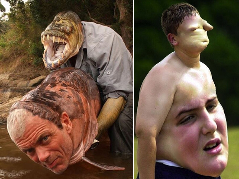 Native mother will not know: when the exchange of faces turns into some kind of creepy circus