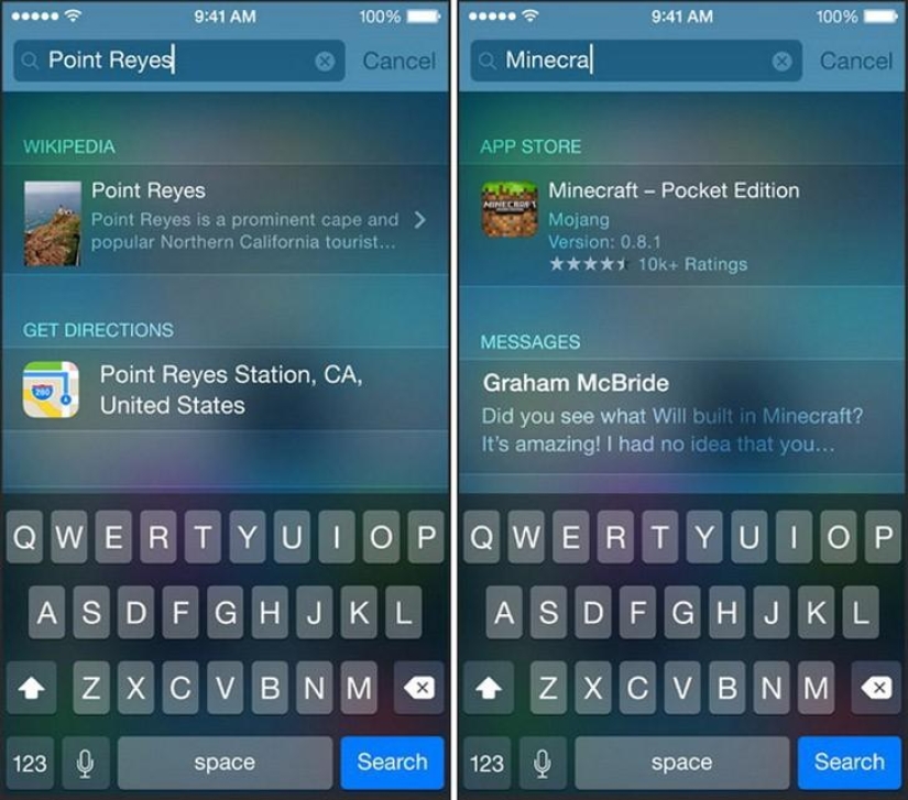 New Features in iOS 8