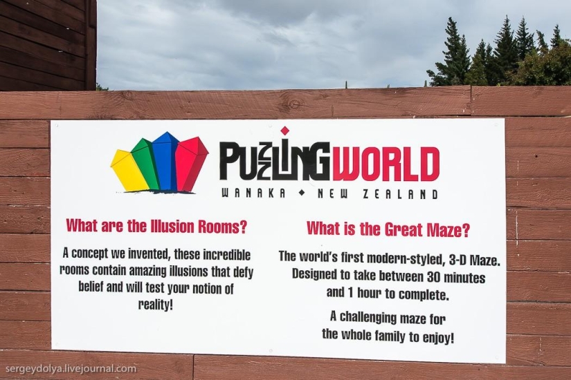 New Zealand. Puzzling World New Zealand. Puzzling World