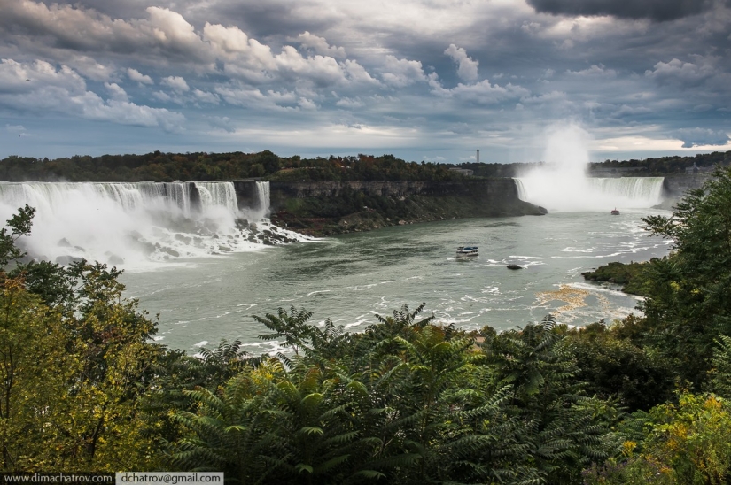 Niagara Falls. Inside view Niagara Falls. Inside view