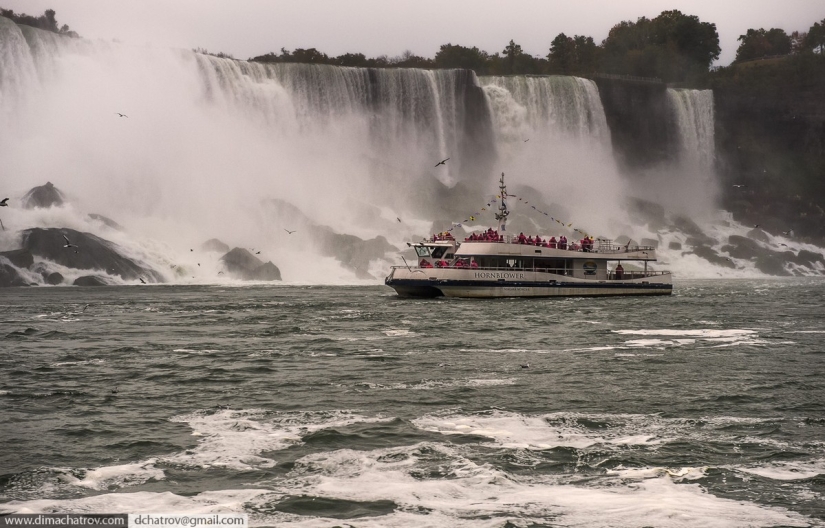 Niagara Falls. Inside view Niagara Falls. Inside view