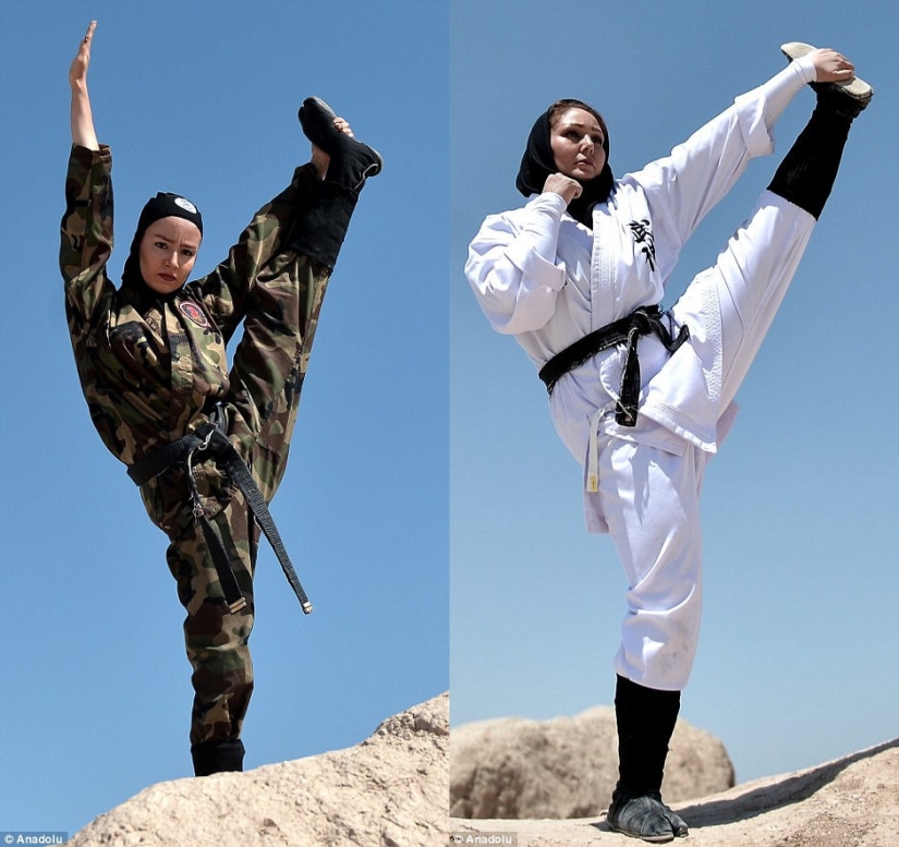 Ninja en hiyab: cómo las mujeres iraníes aprenden artes marciales en el desierto
