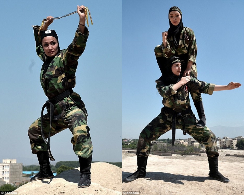 Ninja en hiyab: cómo las mujeres iraníes aprenden artes marciales en el desierto