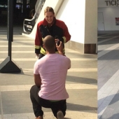 Normally burned out: the guy called rescuers to propose to a firefighter girl