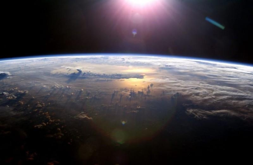 Nubes: Vista desde el espacio