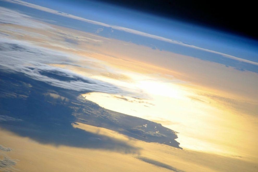 Nubes: Vista desde el espacio
