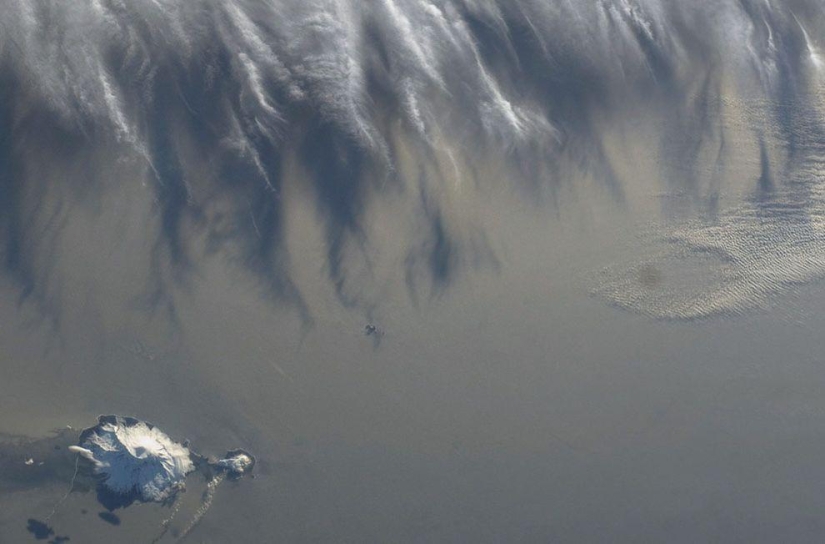 Nubes: Vista desde el espacio