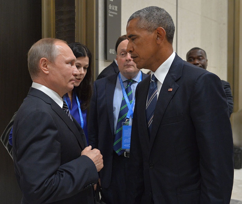 Obama's Scathing look at Putin was at the center of the photojab battle Obama's Scathing look at Putin was at the center of the photojab battle