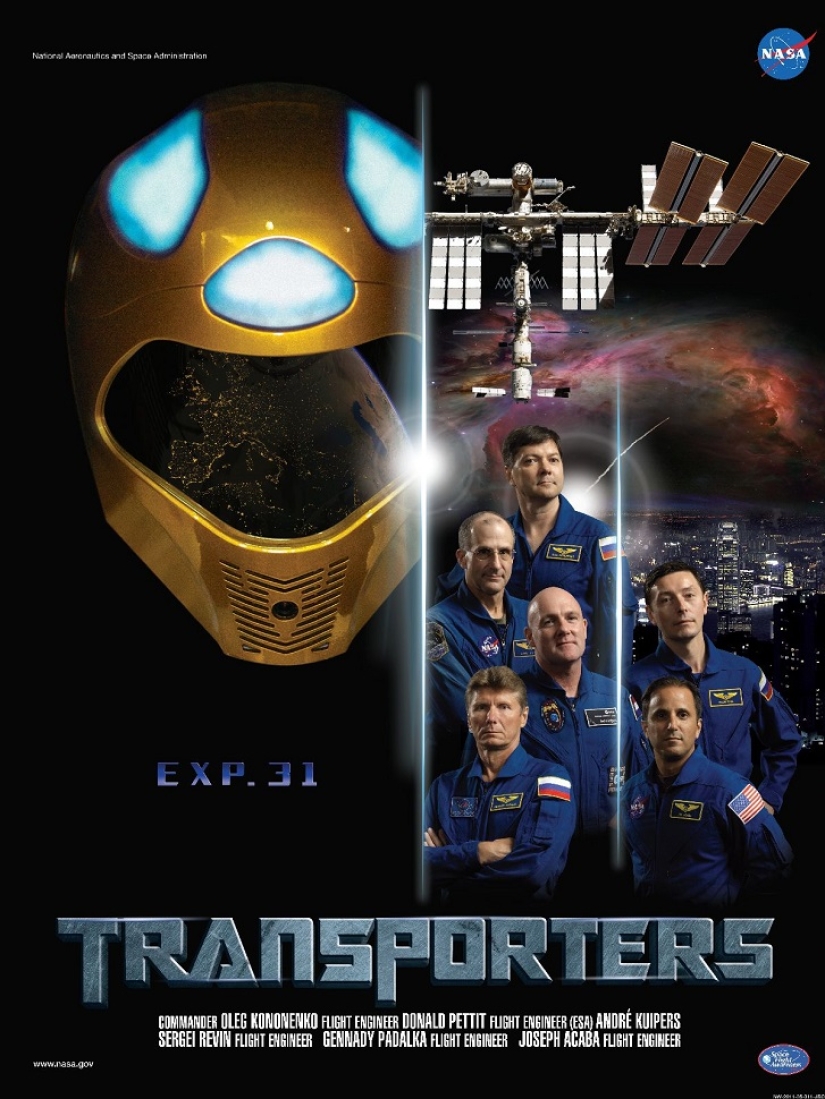 Olvídate de Star Wars... ¡Estos son carteles de la misión ISS!