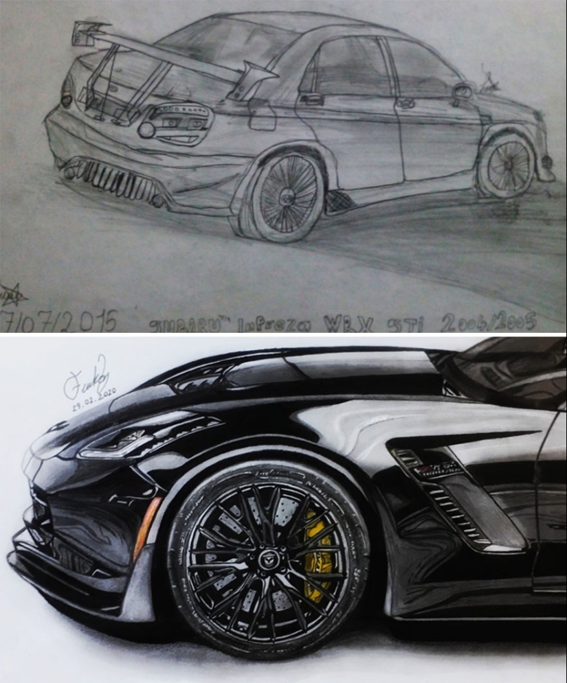 On This Online Group, Artists Share How Their Work Improved Over A Period Of Time